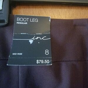 INC International Concepts Brown Boot Cut Pants